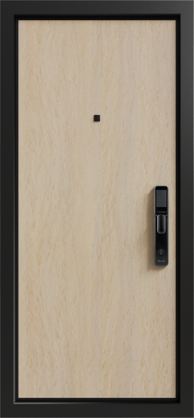 Входные двери Гранд Без фрезеровки ХардВуд дымчатый (MDP100) - Без фрезеровки ХардВуд песочный (MDP102)