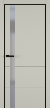 Межкомнатная дверь Groove ДО ART Lite REVERS серый мат.