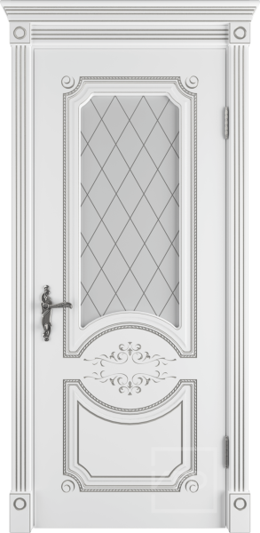 Межкомнатные двери Милана эст. ДО 3D матовое с рисунком