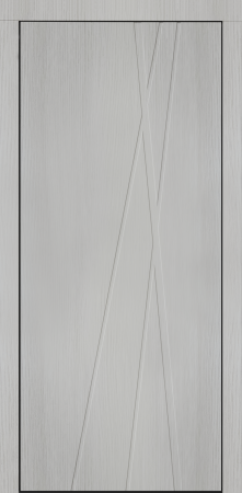 Входные двери Сталлер Comfort 3K ЮП-12 Бьянко - ЮП-12 Бетон графит