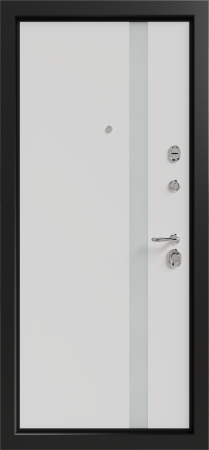 Входные двери Вивара 3К90 ШП-1 RAL 7021 - ЮР22 RAL 9003