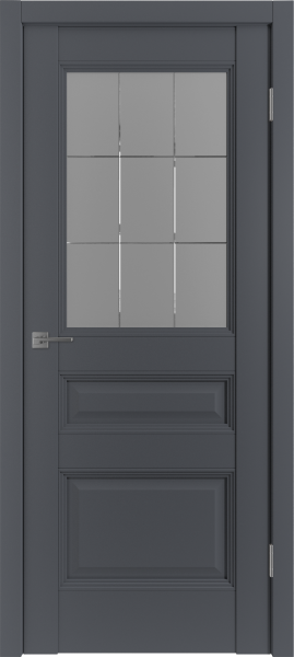 Межкомнатные двери EST3 ДО Dark Crystal Cloud Cross