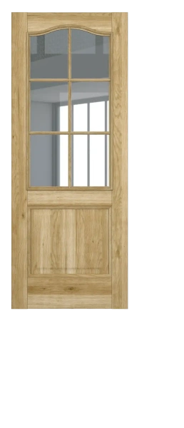 Межкомнатные двери Венеция ДО Baguette АК B5.1 стекло прозрачное