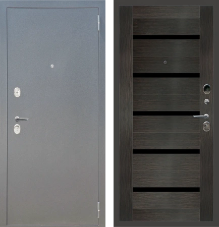 Входные двери M30 металл Букле графит - СБ-1 Венге