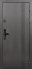 Входные двери Тайга 9 см Вертикаль Антик серебро - с фрезеровкой Эмалит серый