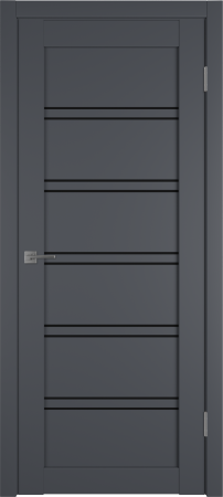 Межкомнатная дверь E28 ДО BLACK GLOSS