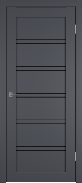 Межкомнатная дверь E28 ДО BLACK GLOSS