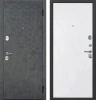 Входные двери Феникс линии бетон графит Велюр белый софт