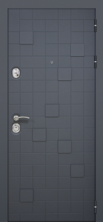 Входные двери Метро2 3К90 СК-3 Графит - СК-3 ZB Белый