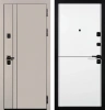 Входные двери Молден 3К90 горизонталь 1 ЮП-32 Латте (ZB855-2) - ЮП-33 ZB Белый