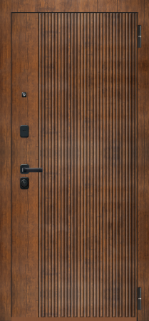 Входные двери M36 ФЛ-14 Дуб антик - ФЛ-14 Белый матовый