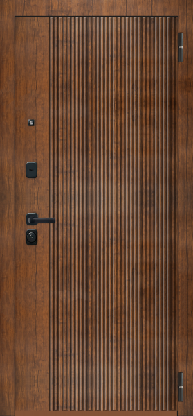 Входные двери M36 ФЛ-14 Дуб антик - ФЛ-14 Белый матовый