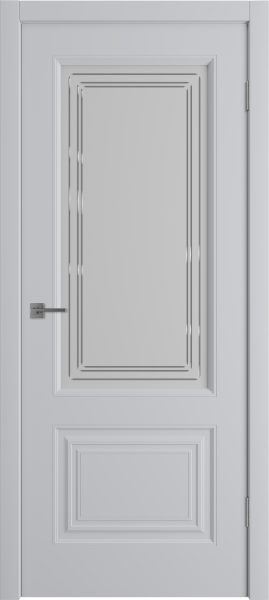 Межкомнатная дверь Беатрис 2 ДО мателюкс матовое с гравировкой