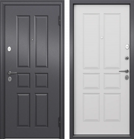DELTA PRO MP VDM VDM-1 Темно-серый букле графит/СК-10 Бьянко 950*2050 R