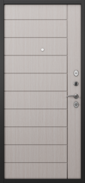 Входные двери H1 HOME ECO PP E-136 Бетон тёмный - Е-136 Бьянко ларче