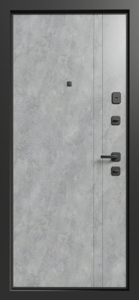 Входные двери TR 14 ЮП-20 MI36 Санд темный - ЮП-25 бетон снежный