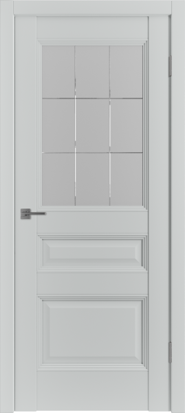 Межкомнатные двери EST3 ДО Crystal Cloud Cross