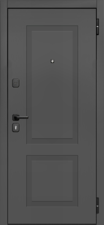 Входные двери Гарда Графит Эмалит белый Графит Эмалит белый