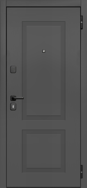 Входные двери Гарда Графит Эмалит белый Графит Эмалит белый