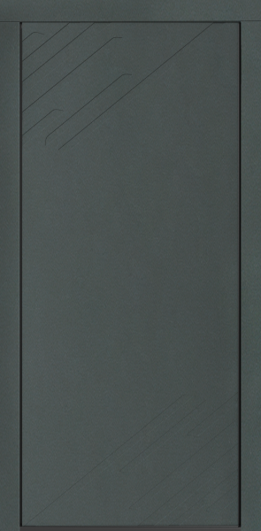 Входные двери Сталлер Comfort 3K ЮП-28 Грин - ЮП-5 Орех тёмный