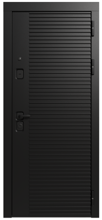 Входные двери Авалон 3К90 ЮР-34 ZB 999-2 Черный кварц - ЮР-34 RAL 9003