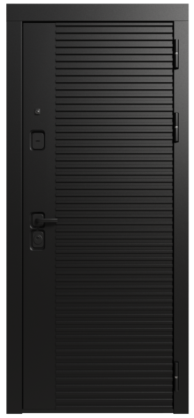 Входные двери Авалон 3К90 ЮР-34 ZB 999-2 Черный кварц - ЮР-34 RAL 9003