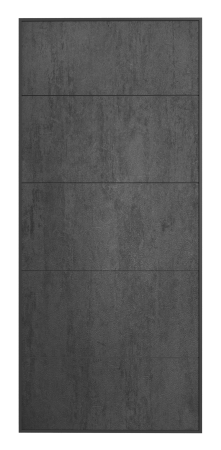 Входные двери Сталлер Comfort 3K ЮП-10 Вудлайн черный - ЮП-4 LS936-2 Бетон темный