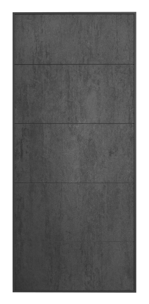 Входные двери Сталлер Comfort 3K ЮП-10 Вудлайн черный - ЮП-4 LS936-2 Бетон темный