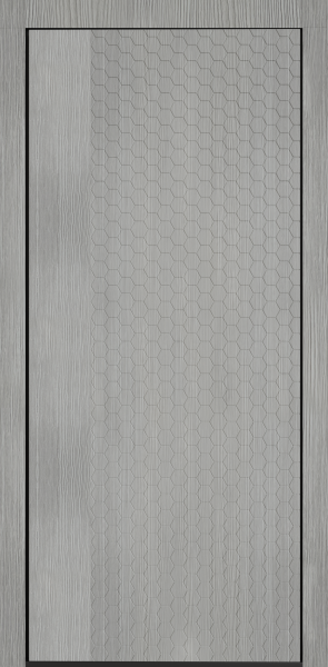 Входные двери Сталлер Comfort 3K ЮП-24 Капучино - ЮП-23 Дуб темный