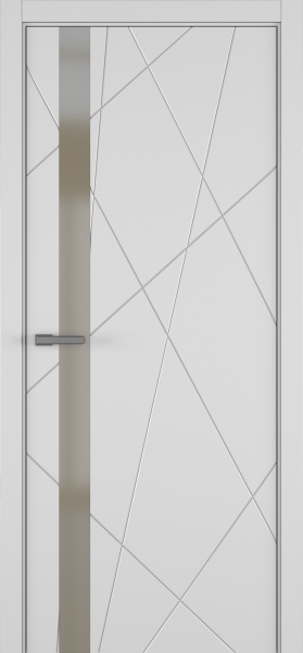 Межкомнатные двери Chaos ДО ART Lite бронза мат.