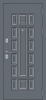 Входные двери M54 с фрезеровкой Букле графит - ФЛТ-6 Velluto Bianco AG 700