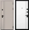 Входные двери Молден 3К90 вертикаль 1 ЮП-32 Латте (ZB855-2) - ЮП-31 ZB Белый