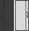 Входные двери M9 ФЛП-39 Черная шагрень - ФЛП-39 Velluto Bianco AG 700