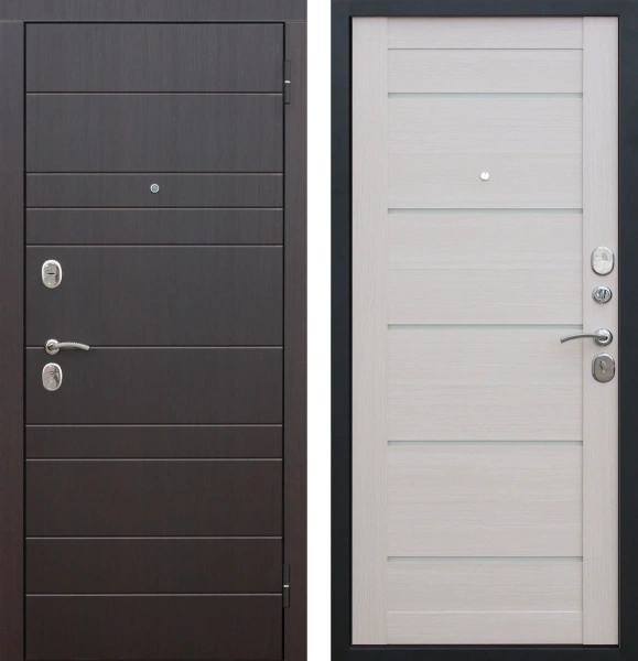 Входные двери Барселона Царга NEW Венге Лиственница беж.