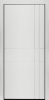 Входные двери Сталлер Comfort 3K ЮП-9 Milky white - ЮП-16 (декоративная зеркальная вставка) Milky white