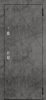 Входные двери TR 9 ЮП-27 Бетон тёмный - ЮП-15 (декоративная зеркальная вставка) MI38 Санд светлый