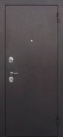 Входные двери Тайга 7 см Зеркало Медный антик - Зеркало Эмалит белый