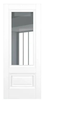 Межкомнатные двери Турин ДО Baguette B1 стекло прозрачное