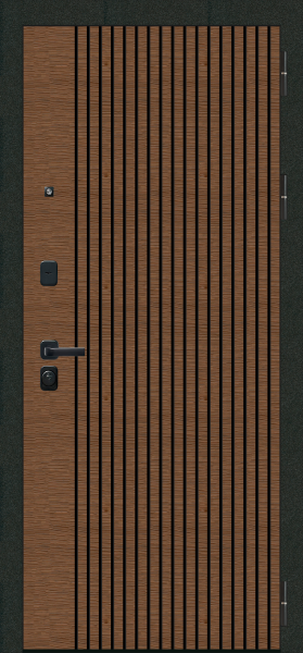 Входные двери M106 ФЛ-103 Дуб кантри темный - ФЛ Velluto Bianco AG 700