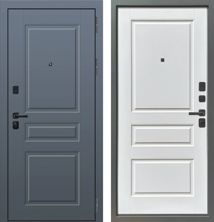 Входные двери M8 ФЛ-32 Velluto Oscure AG 710 - ФЛ-32 Velluto Bianco AG 700