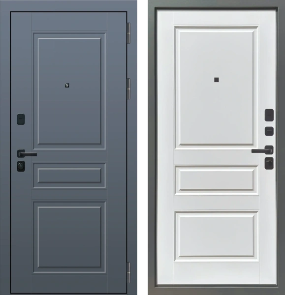 Входные двери M8 ФЛ-32 Velluto Oscure AG 710 - ФЛ-32 Velluto Bianco AG 700