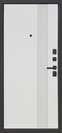 Входные двери M15 ФЛ-35 Velluto Verde - ФЛ-35 Velluto Ferro