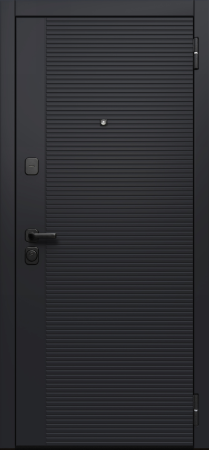 Входные двери Черный кварц Черный сатин Белый сатин