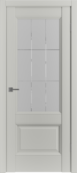 Межкомнатные двери EST2 ДО Crystal Cloud Cross