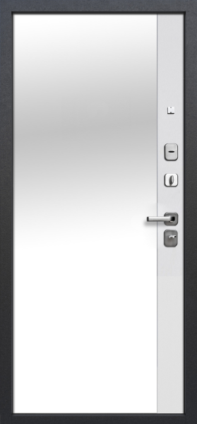 Гарда 9 Зеркало Эмалит белый