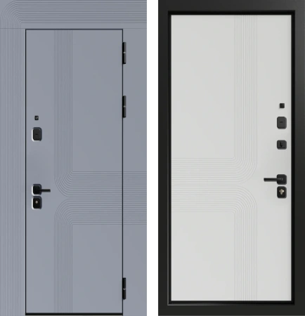 Входные двери Бионика 3К90 TOR ЮР-40 RAL 7024 - ЮР-40 RAL 9003