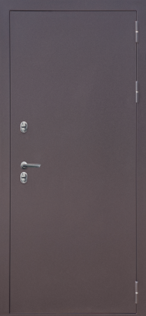 Входные двери M21 ТЕРМО металл Букле опал - ФЛТ-2 Velluto Bianco AG 700