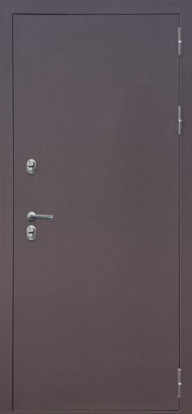 Входные двери M21 ТЕРМО металл Букле опал - ФЛТ-2 Дуб Сонома светлый