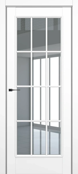 Межкомнатные двери Неаполь ДО Baguette АК стекло прозрачное