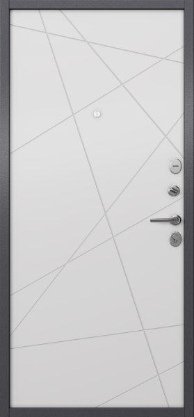 Входные двери LF3 PP U-26 Бетон тёмный - U6-26 Бьянко